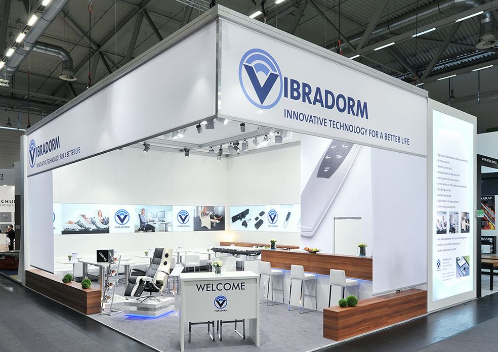 Vibradorm Messestand