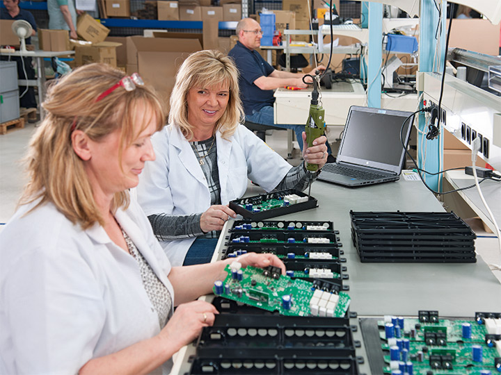 Mitarbeiter in unserer Produktion